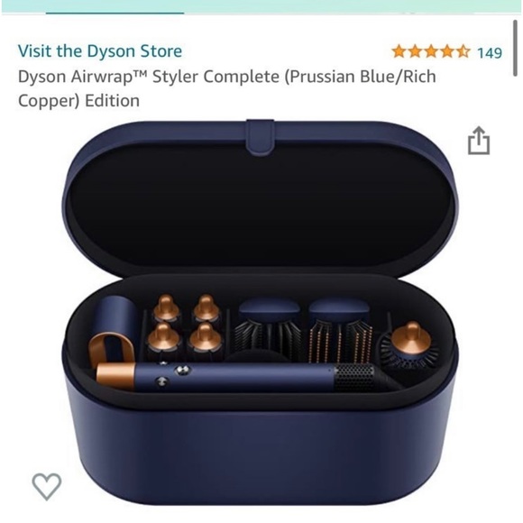 Hair Limited Edition Prussian Blue Copper Dyson Airwrap Complete